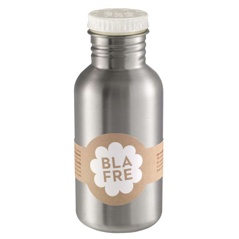 Blafre Stainless Steel Water Bottle - 500 ml - White