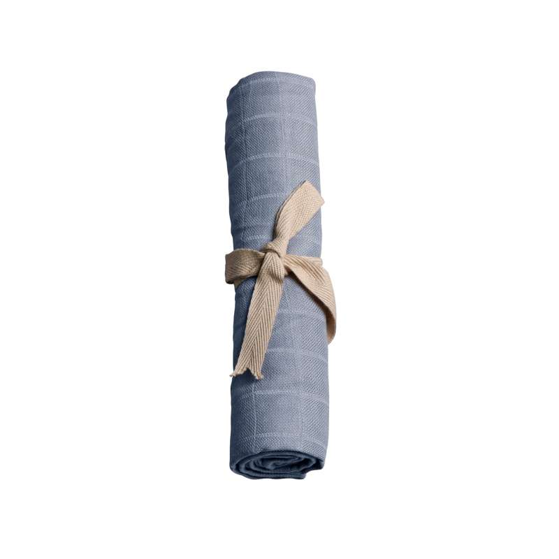 Filibabba Muslin Cloth Diaper - Warm Blue - GOTS Certified