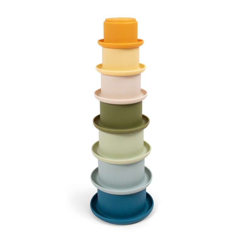 Filibabba Silicone stacking cups Blue