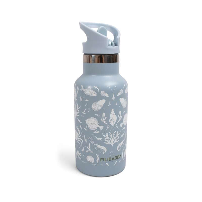 Stainless steel water bottle - Nordic Ocean Mono