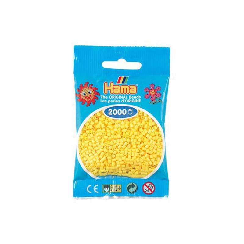 HAMA Mini Beads - 2000 pcs - Yellow (501-03)