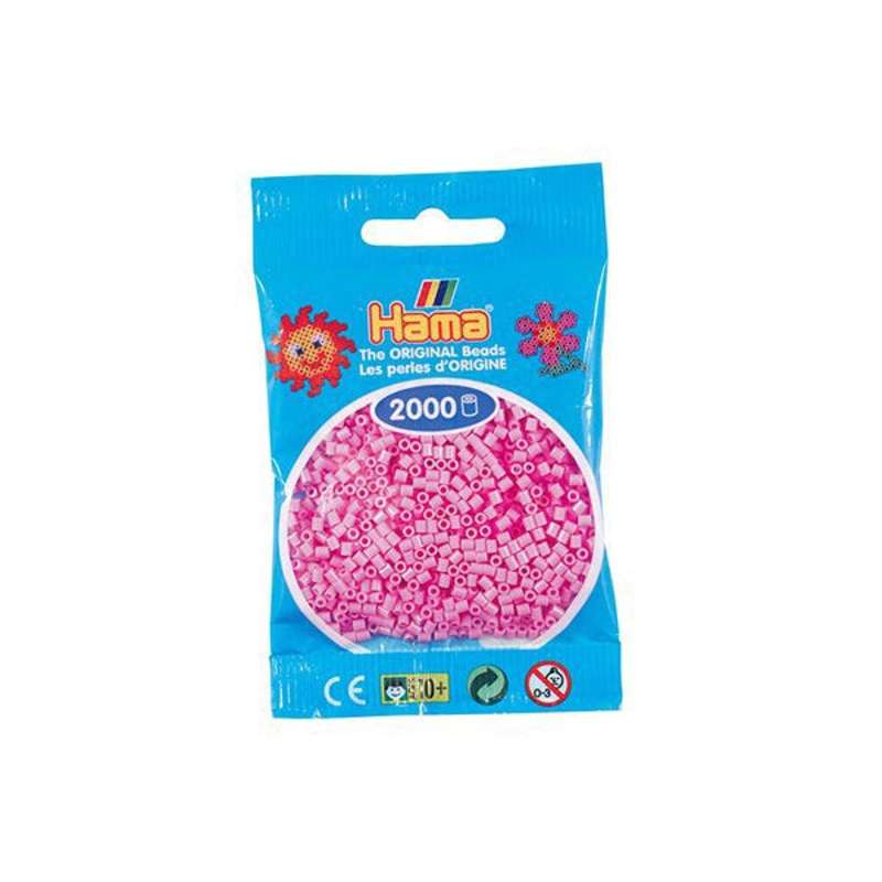 HAMA Mini Beads - 2000 pcs - Pastel pink (501-48)