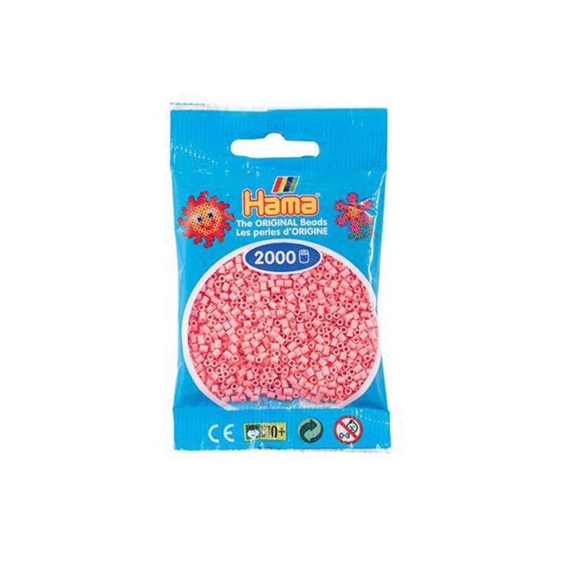 HAMA Mini Beads - 2000 pcs - Pink (501-06)