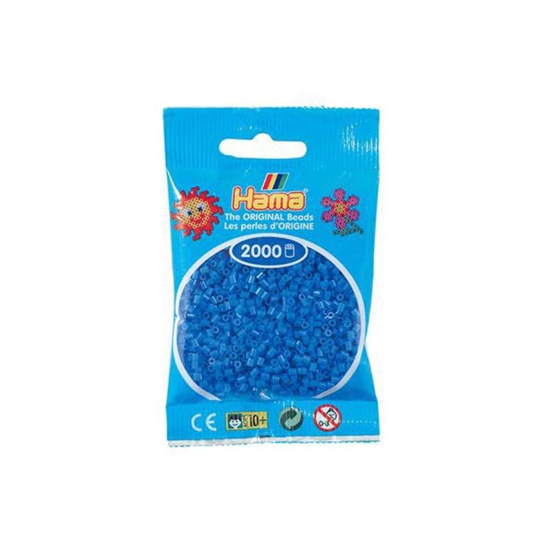 HAMA Mini Beads - 2000 pcs - Light Blue (501-09)