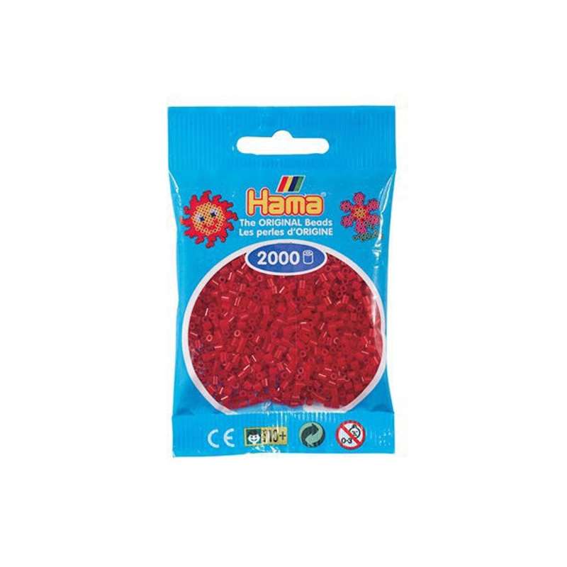 HAMA Mini Beads - 2000 pcs - Dark Red (501-22)