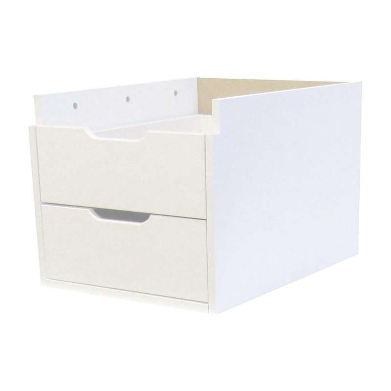 Hoppekids MAJA Set of drawers with 2 drawers for MAJA Desk - White