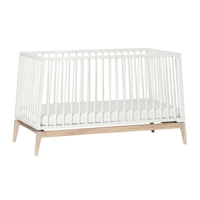 Leander Luna baby bed 70x140 cm - White/Oak