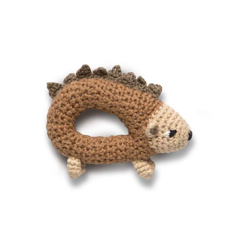 Sebra Crochet rattle, Twinkle the hedgehog