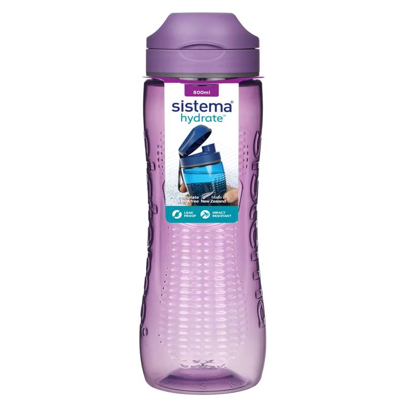 Sistema Water Bottle - Tritan Active - 800 ml. - Misty Purple