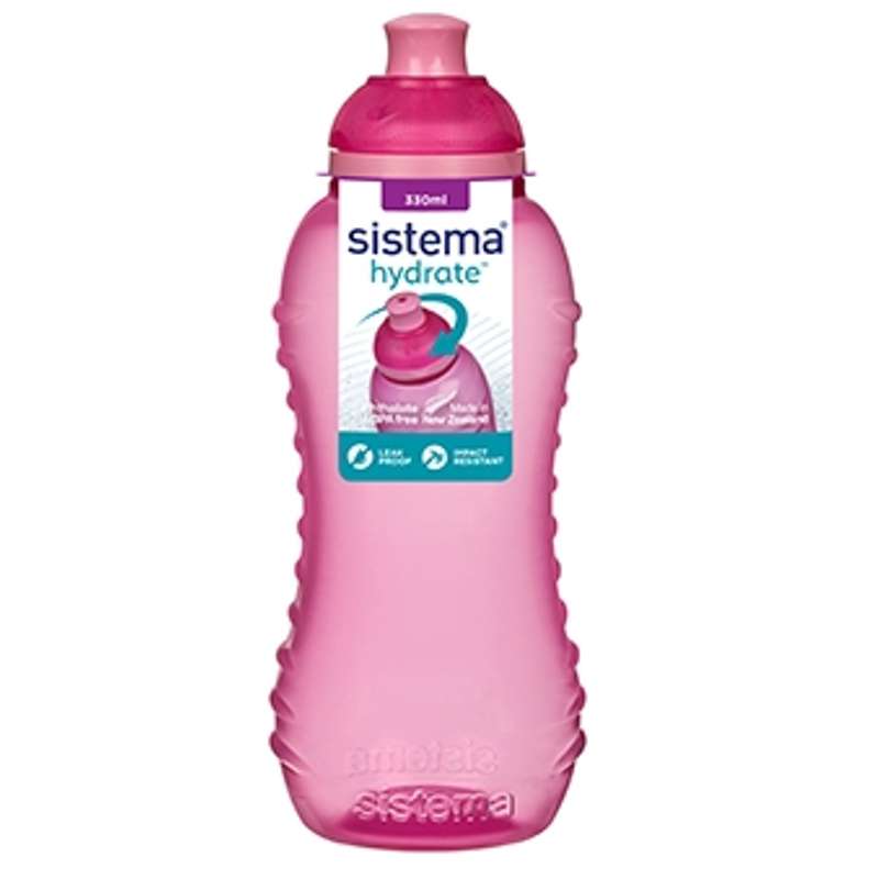 Sistema Drink Bottle - Twist'n'Sip Squeeze - 330 ml - Pink