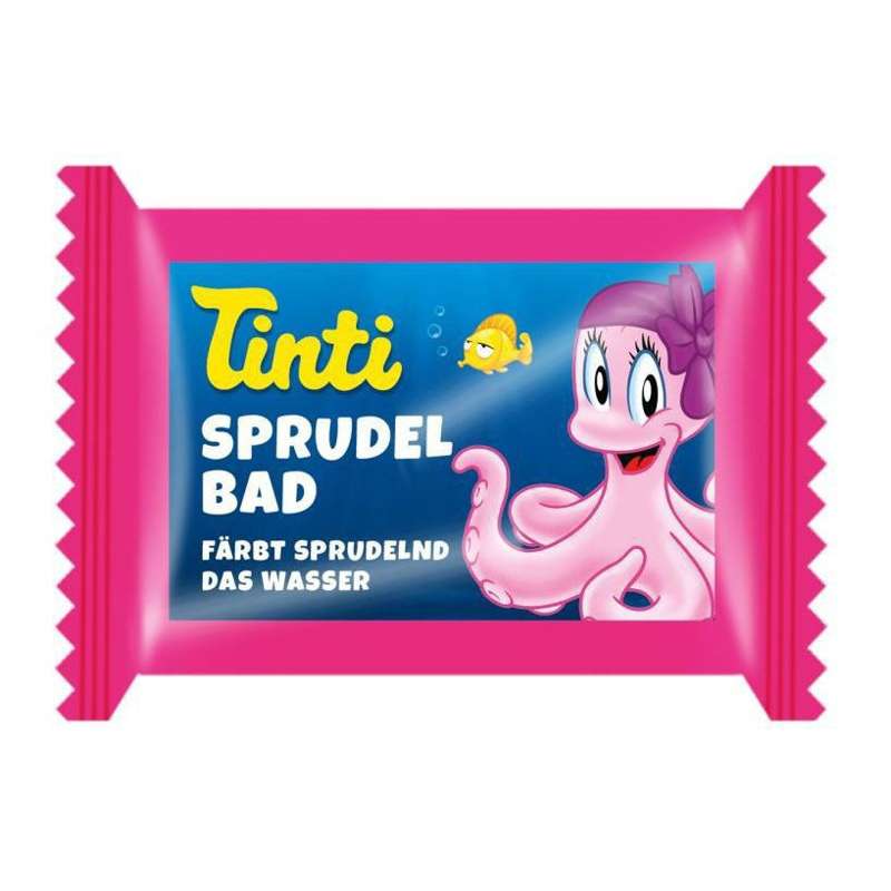 Tinti Small Bath Bomb in Blister Pack - Pink
