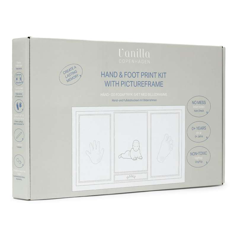 Vanilla Copenhagen Hand and Footprint Set with Picture Frame - Large